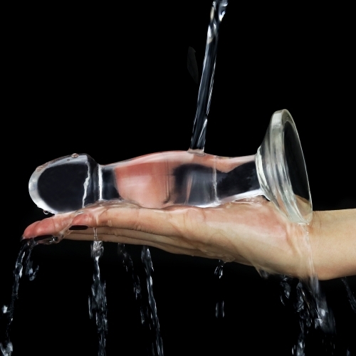 Phích mát xa hậu môn cây nắm trong suốt 