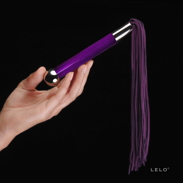 Cán kim loại Lelo SENSUA và dây da lộn mềm mại