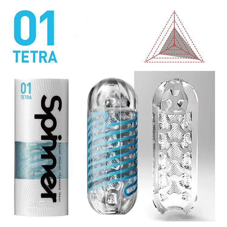 Cốc thủ dâm Tenga Spinner 01 TETRA ruột xoắn silicon mềm mại chính hãng Nhật Bản