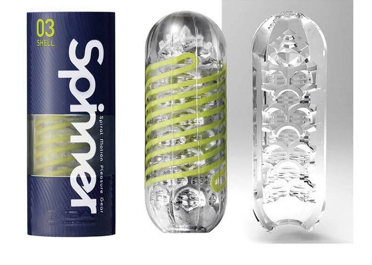 Cốc thủ dâm Tenga Spinner 03 SHELL ruột xoắn cân bằng khoái cảm Nhật Bản