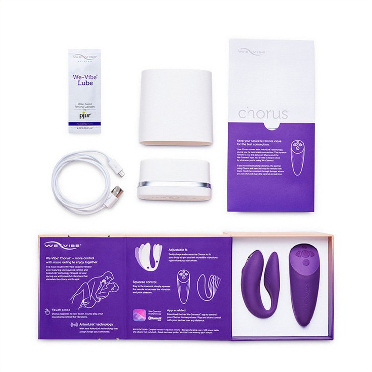 sextoy chữ C We-vibe Chorus cho cặp đôi hoặc đeo chơi bên ngoài