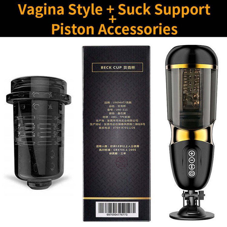 Âm đạo giả tự động gắn tường BECKCUP xoay thụt
