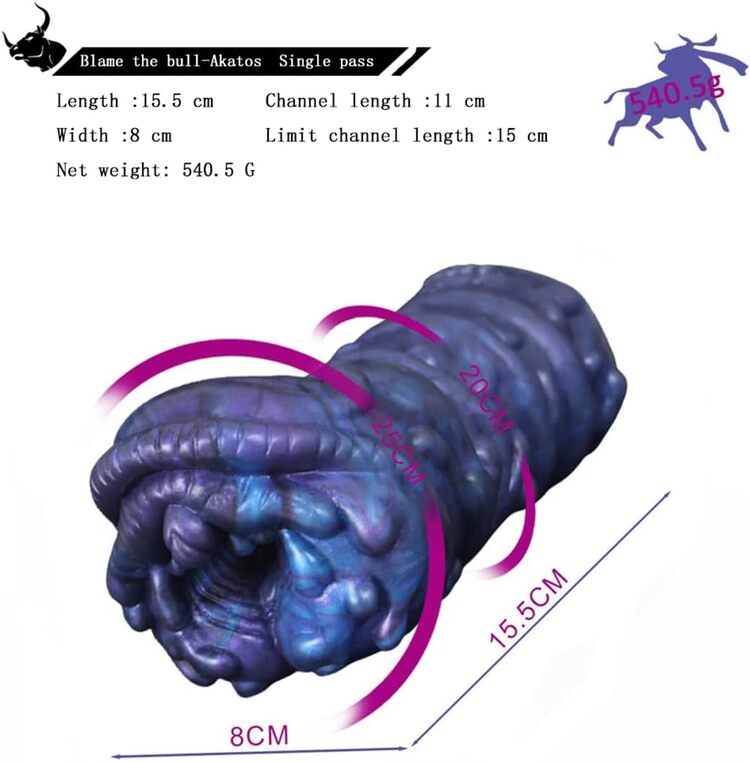 Âm đạo giả silicon trần bò rừng chống nước dễ vệ sinh sử dụng tiện lợi