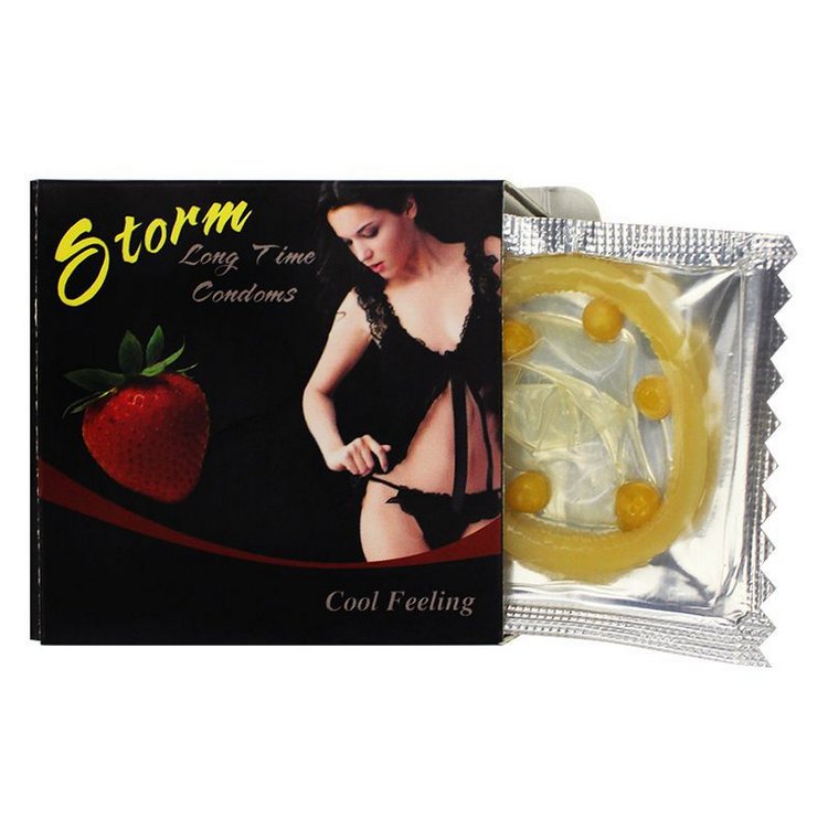 Bao cao su bi lớn Storm 7 viên với đầu 7 bi mềm mại kích thích mạnh