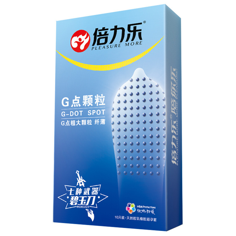 Bao cao su Siêu Bi Nhỏ Nóng Lạnh với các bi nhỏ phủ khắp thân bao.