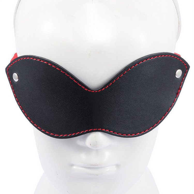 Bịt mắt da phong cách Cosplay màu đen dùng trong phòng the
