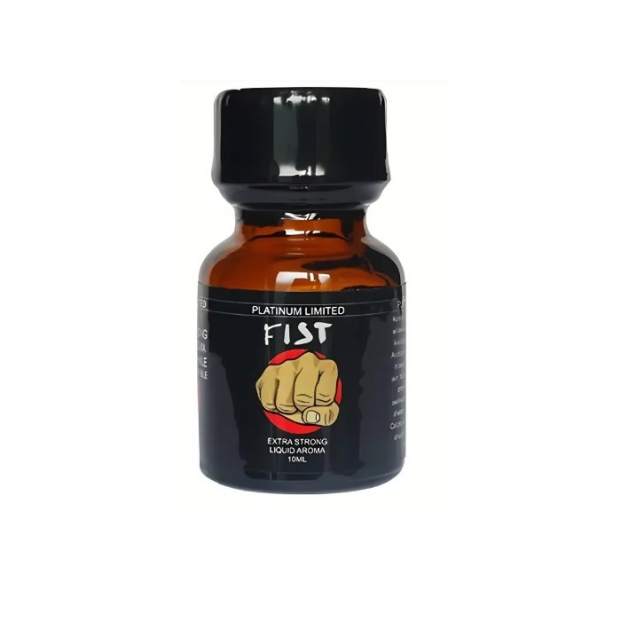 Chai hít Popper Fist Đen 10ml – Mùi mạnh, hưng phấn cực nhanh