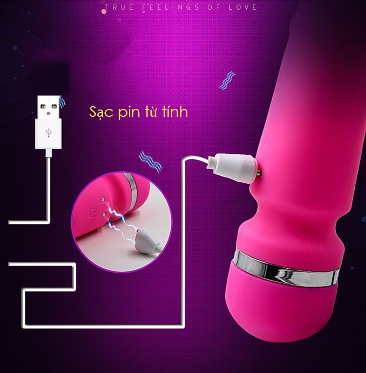 Chày Rung Nalone Yoni sử dụng pin sạc từ tính