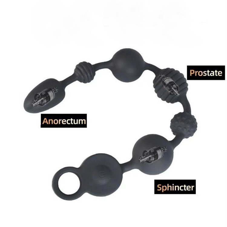 Cận cảnh chuỗi hạt Yunman silicon cao cấp, 3 động cơ rung độc lập, dễ vệ sinh và chống nước.