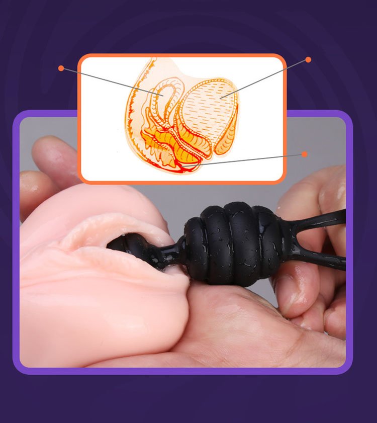 Chuỗi hạt xoắn tai mèo silicone mềm mịn thiết kế xoắn ốc kích thích hậu môn mạnh mẽ.