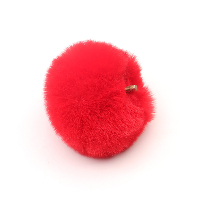 Đuôi thỏ gắn phích màu random xanh đỏ tím