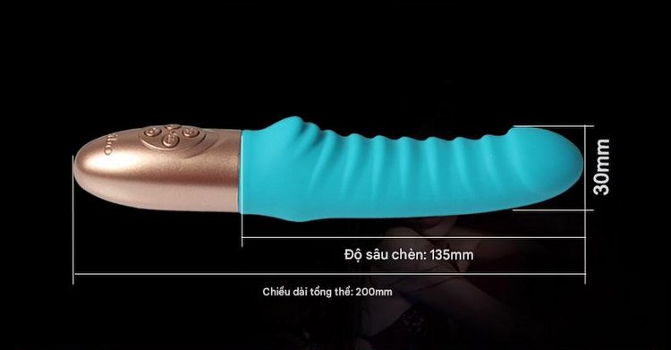 Dương vật giả Aibo nhỏ gọn, 7 chế độ rung mạnh phù hợp cho chị em thích hàng nhỏ