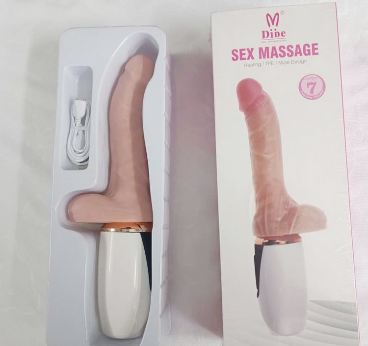 Dương vật giả cầm Dibe rung thụt sưởi ấm quà tặng khoái cảm cho nữ