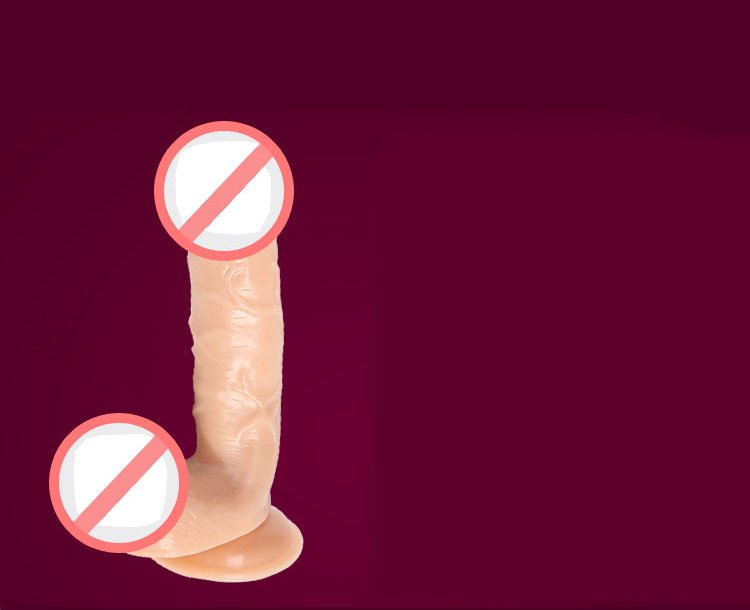 Dương vật silicone hít đất không rung dễ vệ sinh