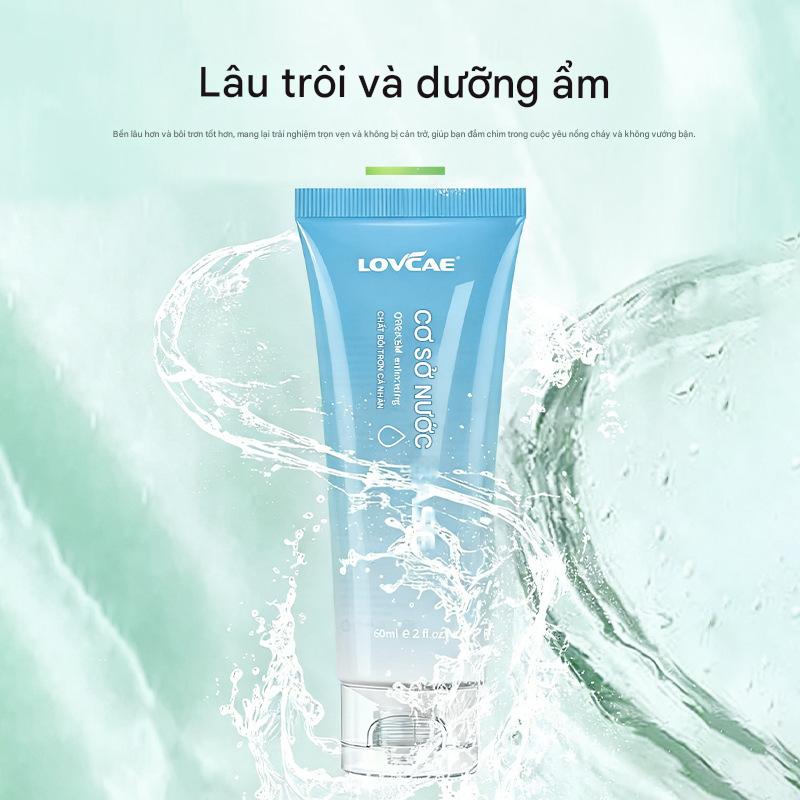 Gel bôi trơn Lovcae Water Base 60ml không màu không mùi dễ làm sạch
