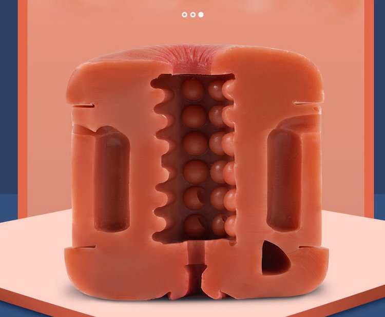 Máy bay thủ dâm 2 đầu Mini lõi TPE gai nổi kích thích mạnh