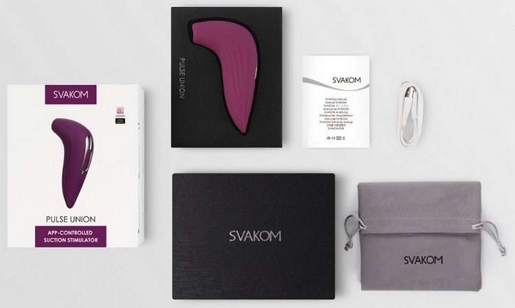 Máy bú mút âm vật Svakom Pulse Union chống nước sạc từ tính