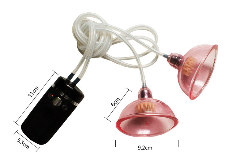 Bộ máy hút chân không làm to vòng 1 kèm chức năng rung massage, sử dụng 3 pin AA tiện lợi.