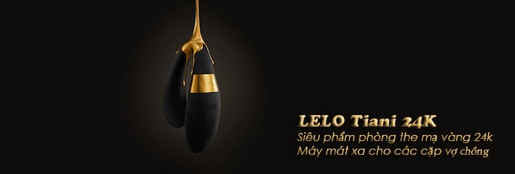 Lelo Tiani 24K mạ vàng máy massage điểm G cao cấp