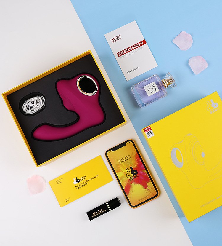 Máy Rung điểm G Siêu Mạnh Kèm Nhánh Hút Âm Vật Leten Sucking