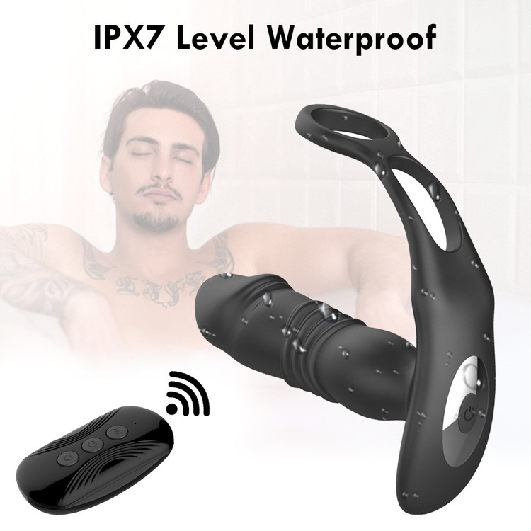 phích cu rung thụt sạc USB chống nước IPX7 tiện lợi