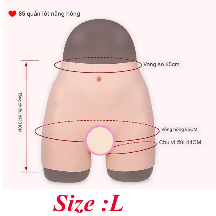 Thông số kích thước quần silicon size L