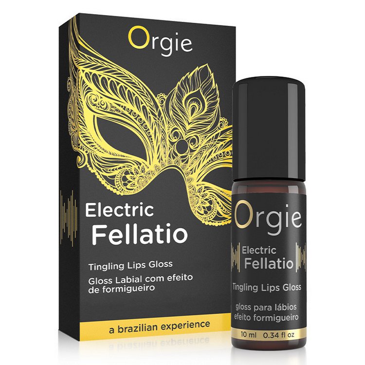 Son bóng Orgie Electric Fellatio – Kích thích rung và ngứa ran cho hôn & oral sex