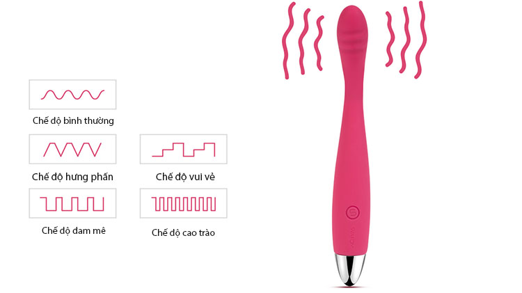 Svakom Cici máy massage điểm G linh hoạt 25 chế độ rung cao cấp