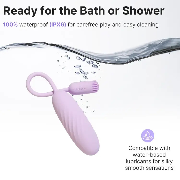 Máy rung Svakom Plume chống nước sử dụng trong nhà tắm