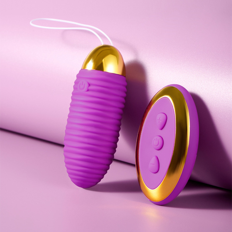 Trứng rung GOK điều khiển từ xa da sần silicone cao cấp