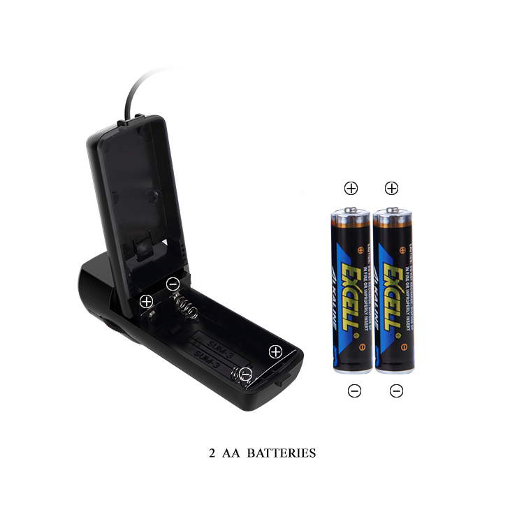 Kẹp ngực rung Flirt ABS cao cấp dùng pin A